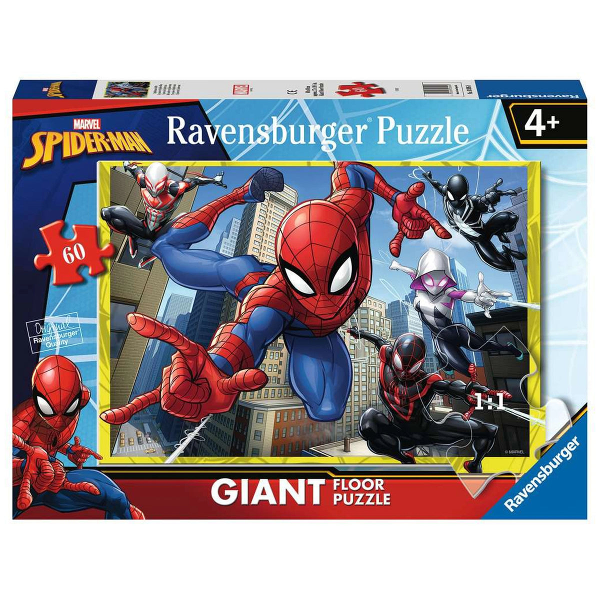 Ravensburger - Spider-Man - 60 Stukken - Reuzen Vloerpuzzel