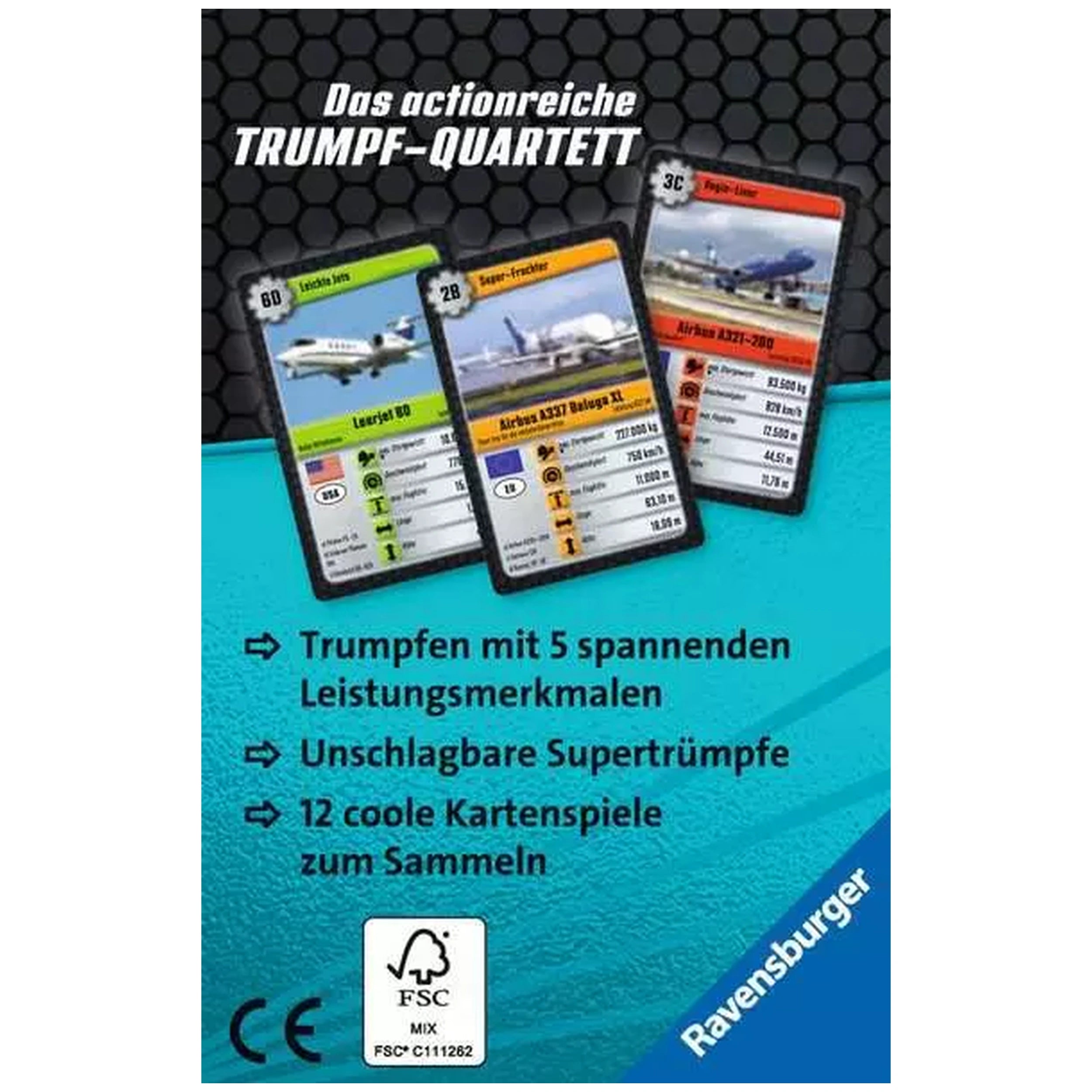 Ravensburger - Super Trump Ultra Jets - Bordspel - Duitse Editie