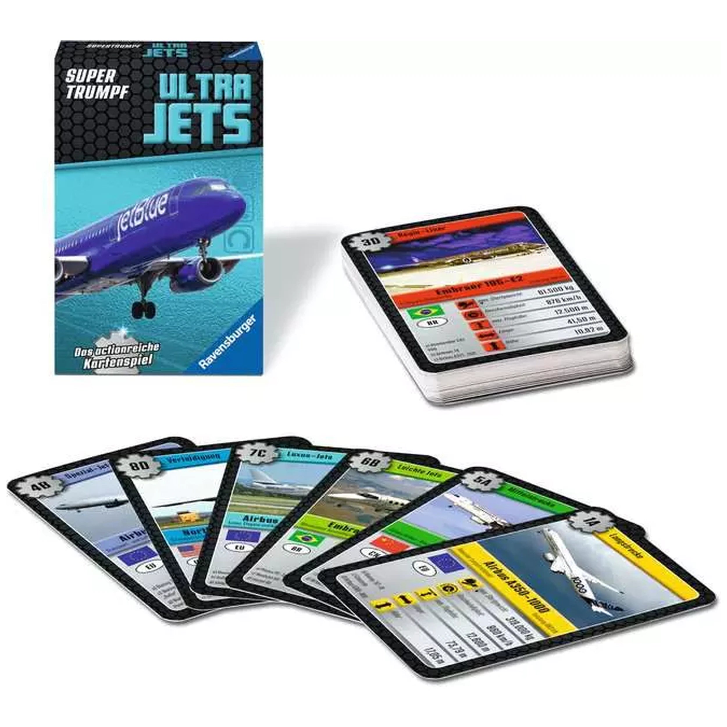 Ravensburger - Super Trump Ultra Jets - Bordspel - Duitse Editie