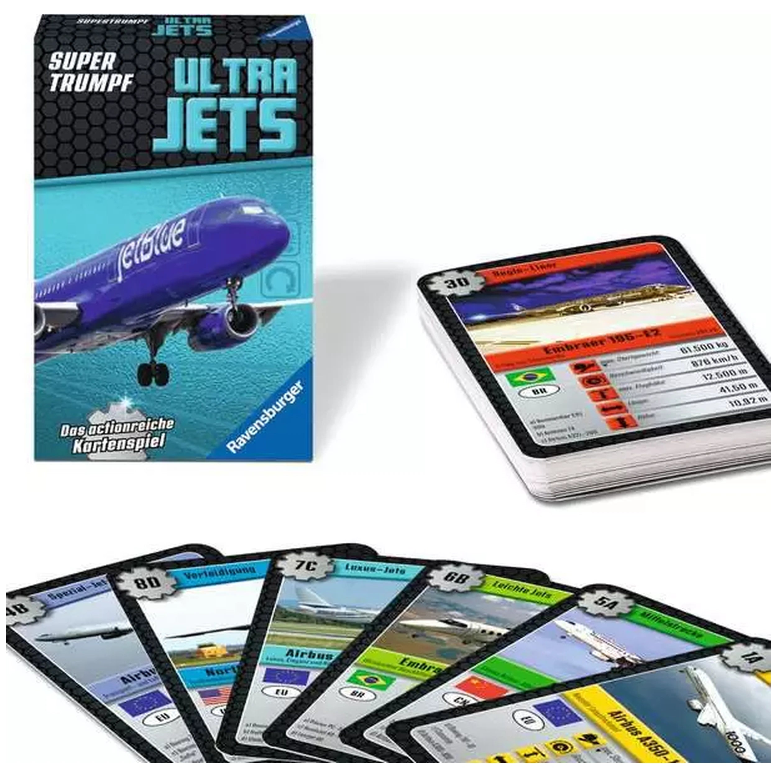 Ravensburger - Super Trump Ultra Jets - Bordspel - Duitse Editie