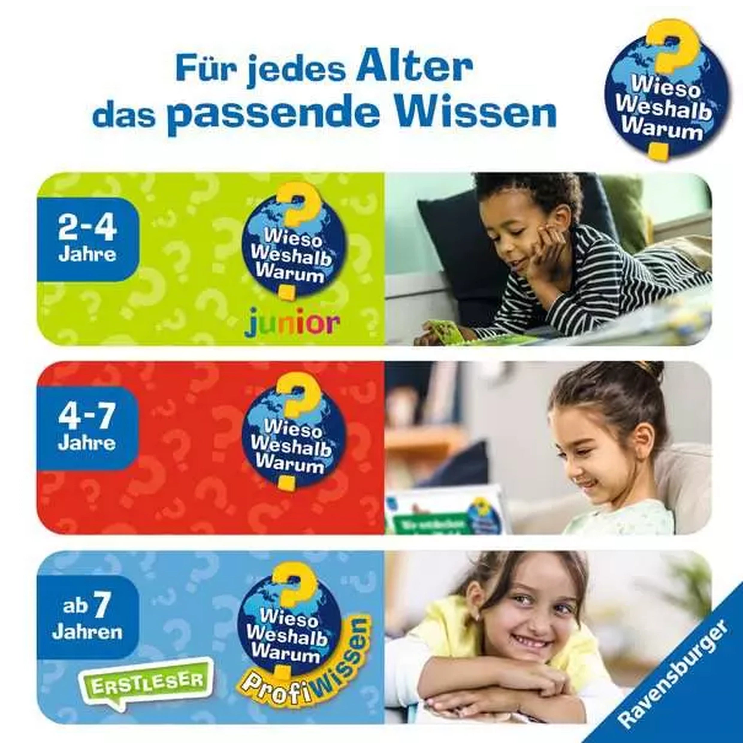 Ravensburger - Wieso? Weshalb? Warum? Dinosaurier Quartett - Bordspel - Duitse Editie