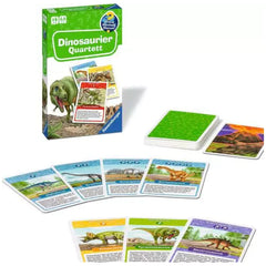 Ravensburger - Wieso? Weshalb? Warum? Dinosaurier Quartett - Bordspel - Duitse Editie