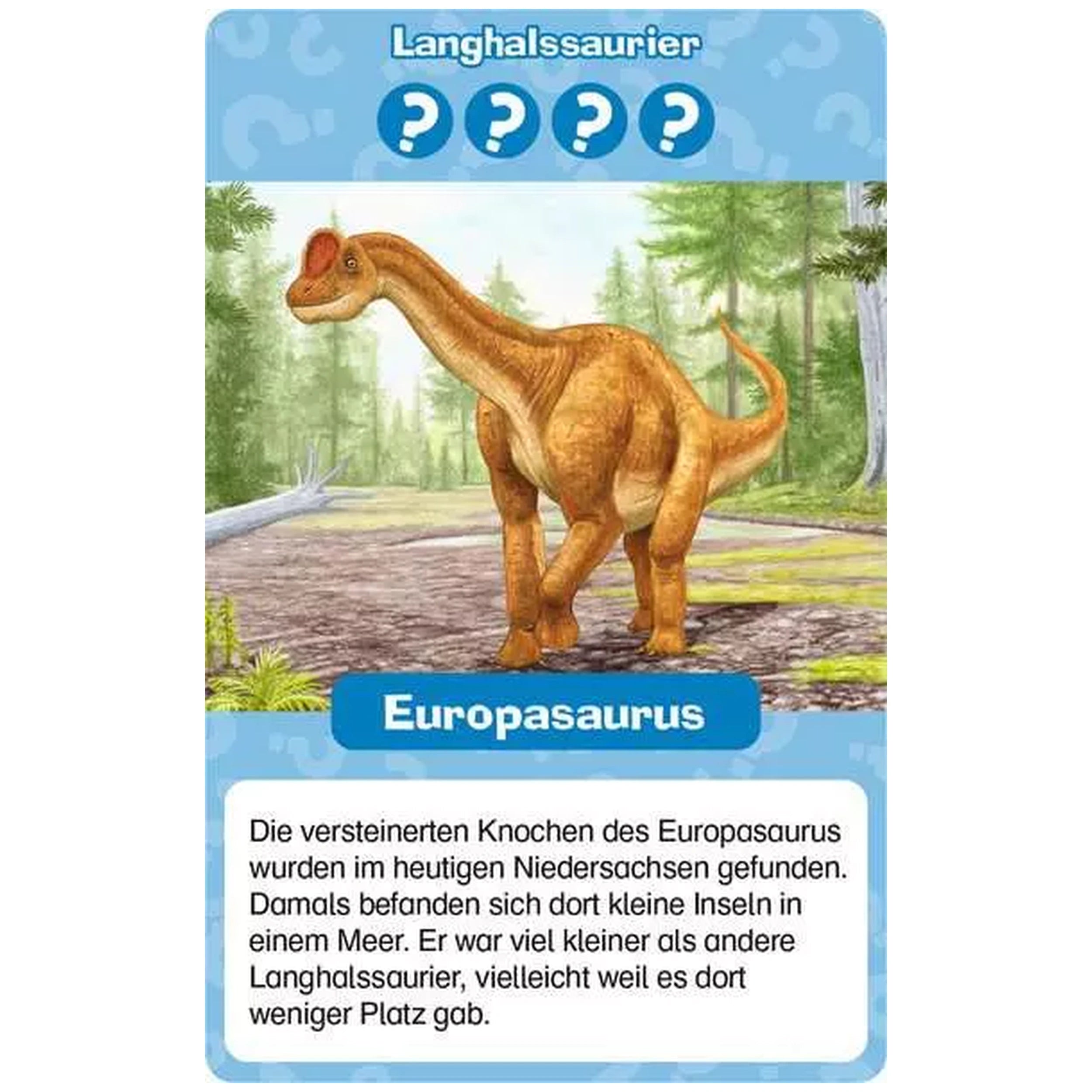 Ravensburger - Wieso? Weshalb? Warum? Dinosaurier Quartett - Bordspel - Duitse Editie