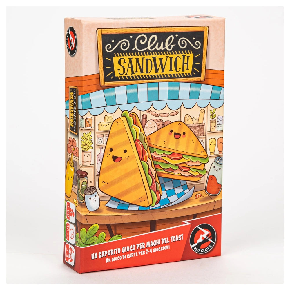 Red Glove - Club Sandwich - Kaartspellen - 8+ - Snel - Voedseltruck - RG2084 - Italiaanse Editie