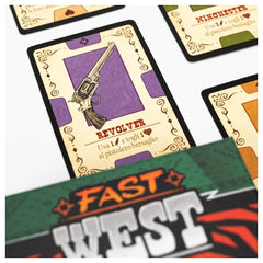 Red Glove - Fast West - Kaartspellen - 7+ - Actie - Verpakt Duel - RG2077 - Italiaanse Editie
