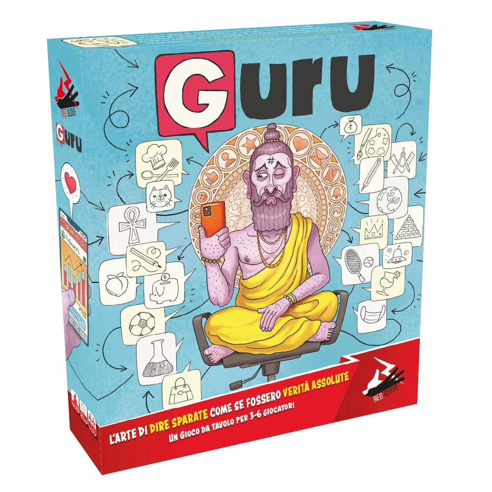 Red Glove - Guru Party Bordspel - Bordspellen - 10+ - RG2091 - Italiaanse Editie