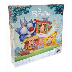 Red Glove - I Tre Porcellini - Bordspellen - 3+ - Leuk Educatief Spel - RG2031 - Italiaanse Editie