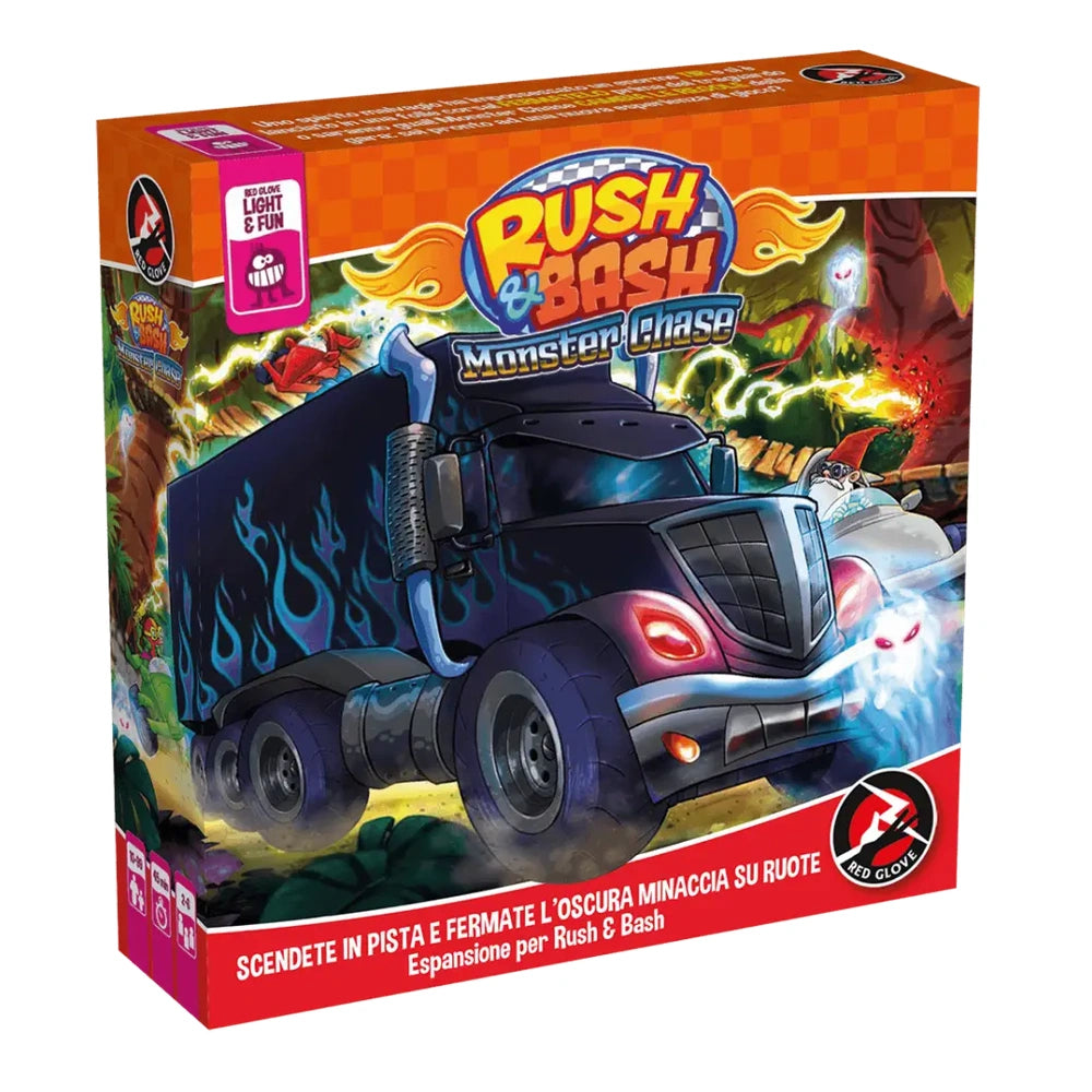 Red Glove - Rush & Bash: Monster Chase - Kaartspellen - 7+ - RG20461 - Italiaanse Editie