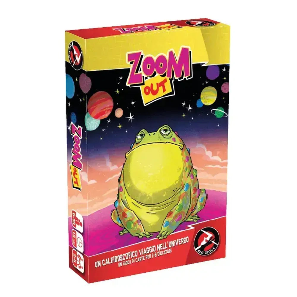 Red Glove - ZoomOut Kaartspel - Kaartspellen - 6+ - Leuk Gezinsspel - RG2051 - Italiaanse Editie