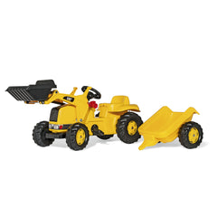 Rolly Toys - Rollykid Cat Tractor met Trailer Rijdend Speelgoed