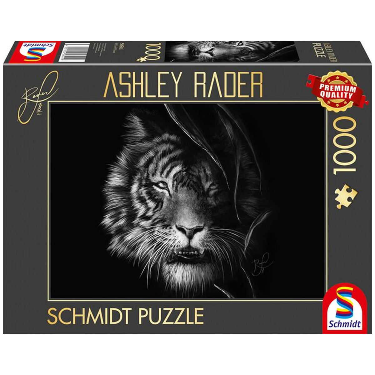 SCHMIDT SPIELE - Tiger Onder het Teken van Vrijheid 1000 Stukjes Puzzel - Puzzels