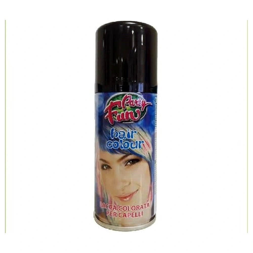 SOLCHIM - Make-up - Party Fun Haarkleur Spray - Zwart - 14+ Jaar - Wasbaar
