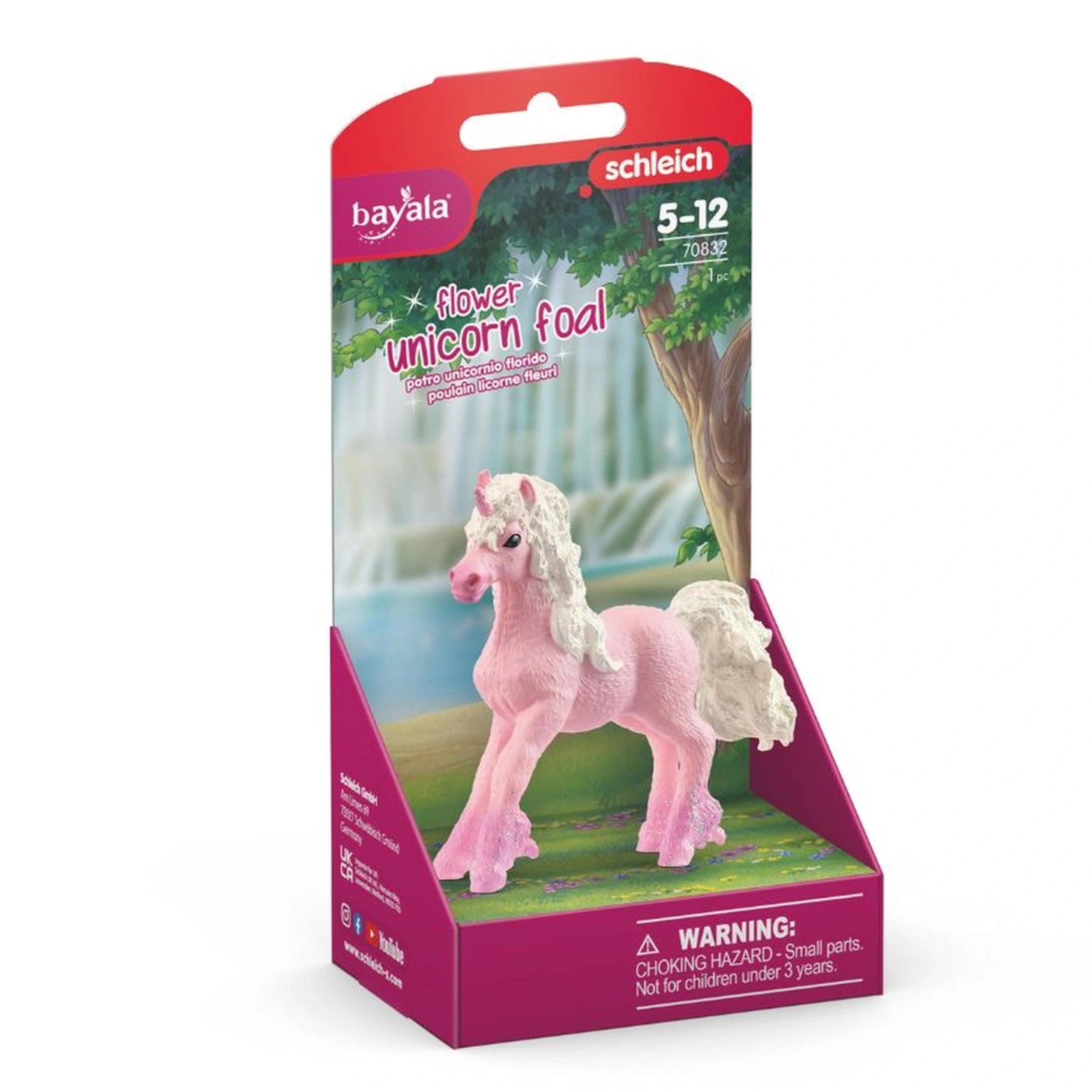 Schleich - Bayala - Flower Unicorn Foal - Action & Toy Figures - 70832