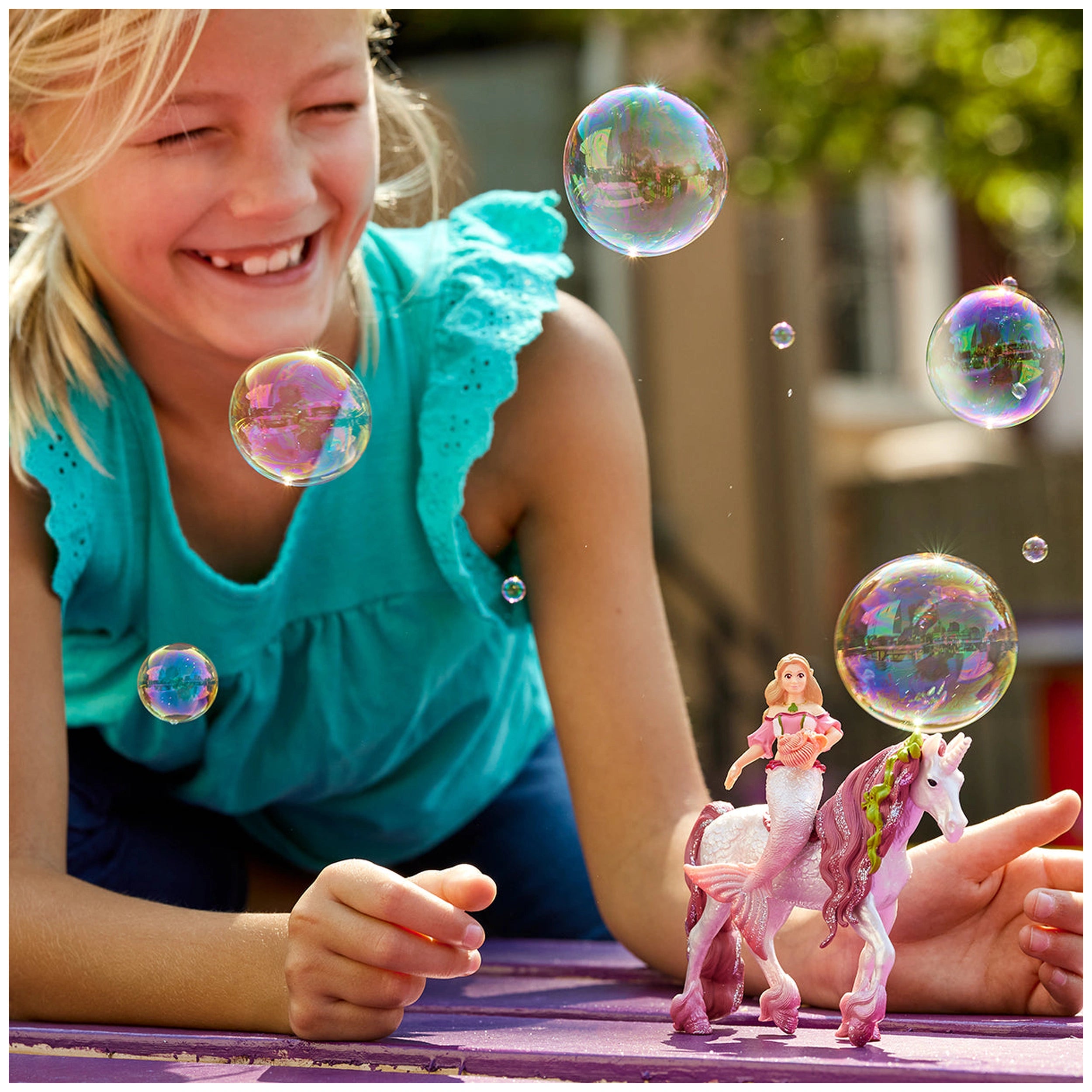 Schleich - Bayala - Mermaid Feya On Underwater Unicorn - Action & Toy Figures - 70593