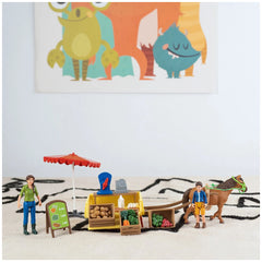 Schleich - Farm World - Zonnige Dag Mobiele Boerderijstand - Speelsets - 42528