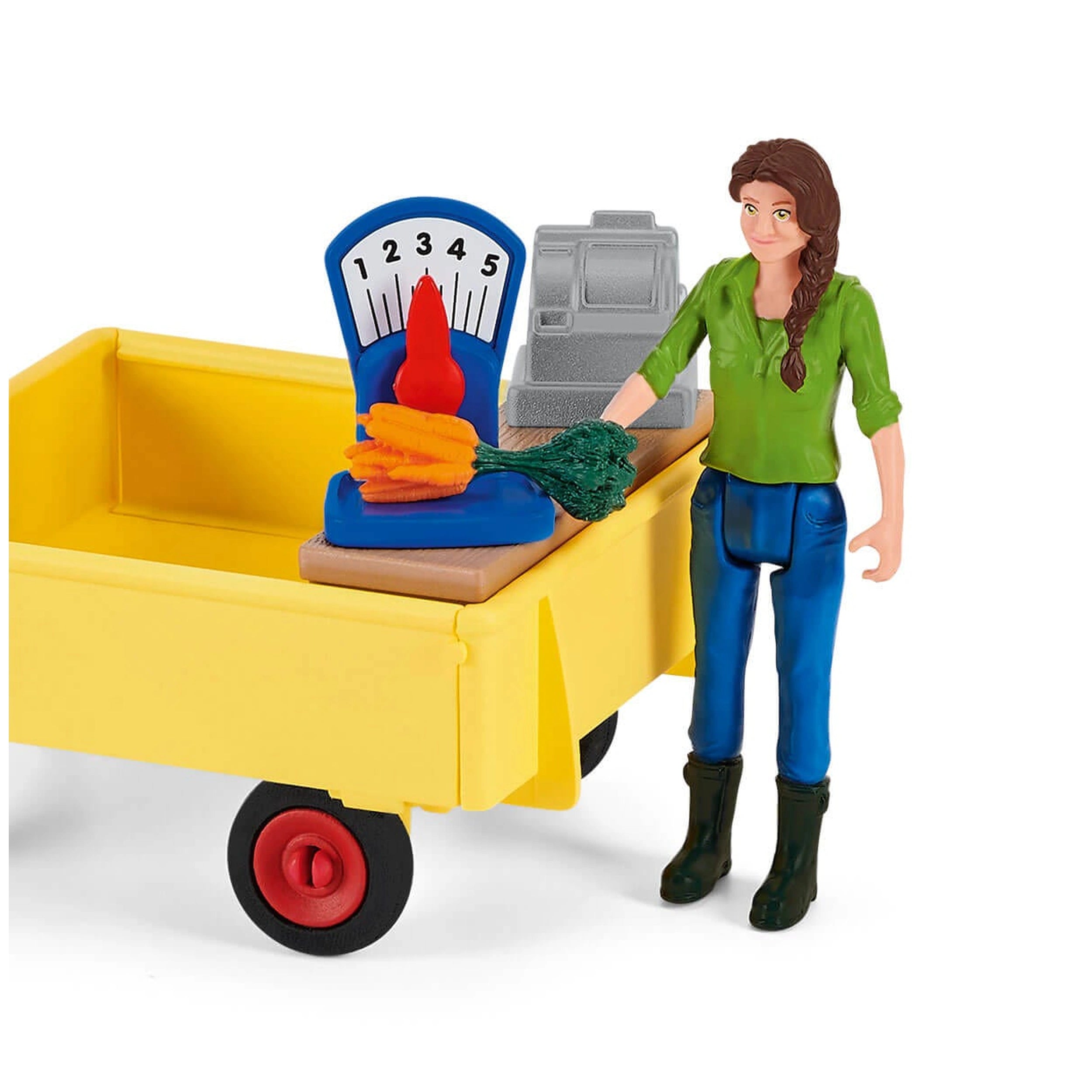 Schleich - Farm World - Zonnige Dag Mobiele Boerderijstand - Speelsets - 42528