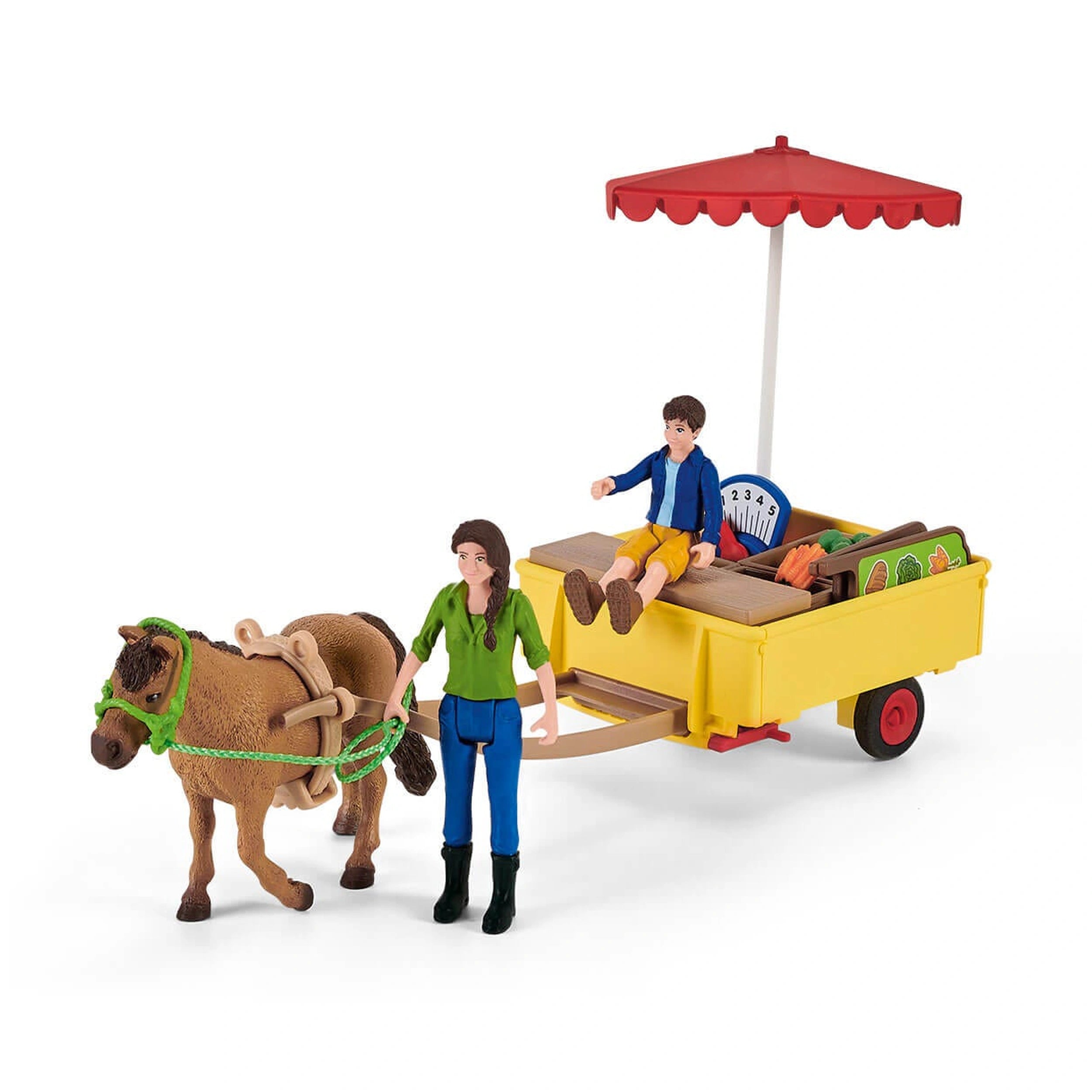 Schleich - Farm World - Zonnige Dag Mobiele Boerderijstand - Speelsets - 42528