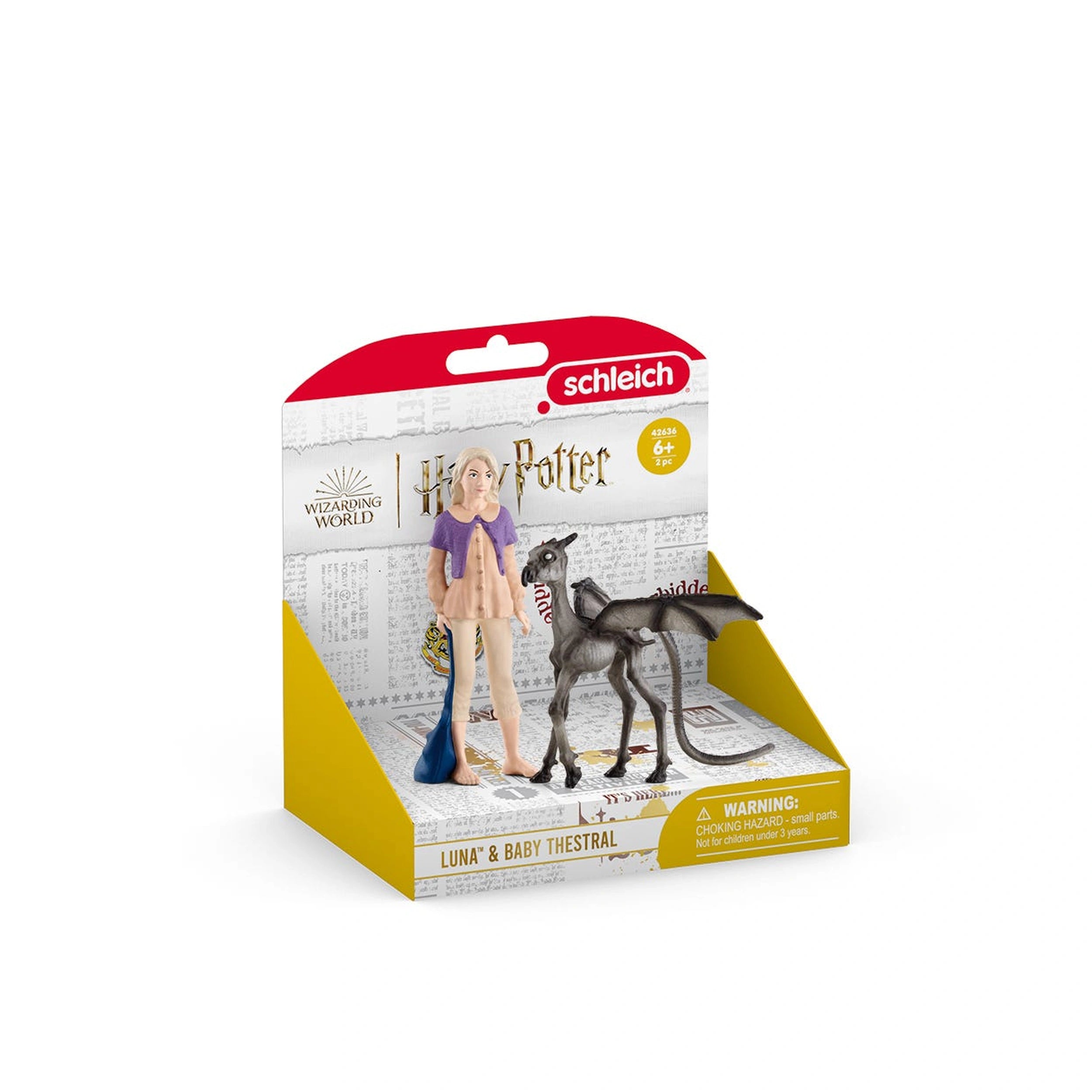 Schleich - Harry Potter - Luna Lovegood™ & Baby Thestral - Action & Toy Figures - 42636