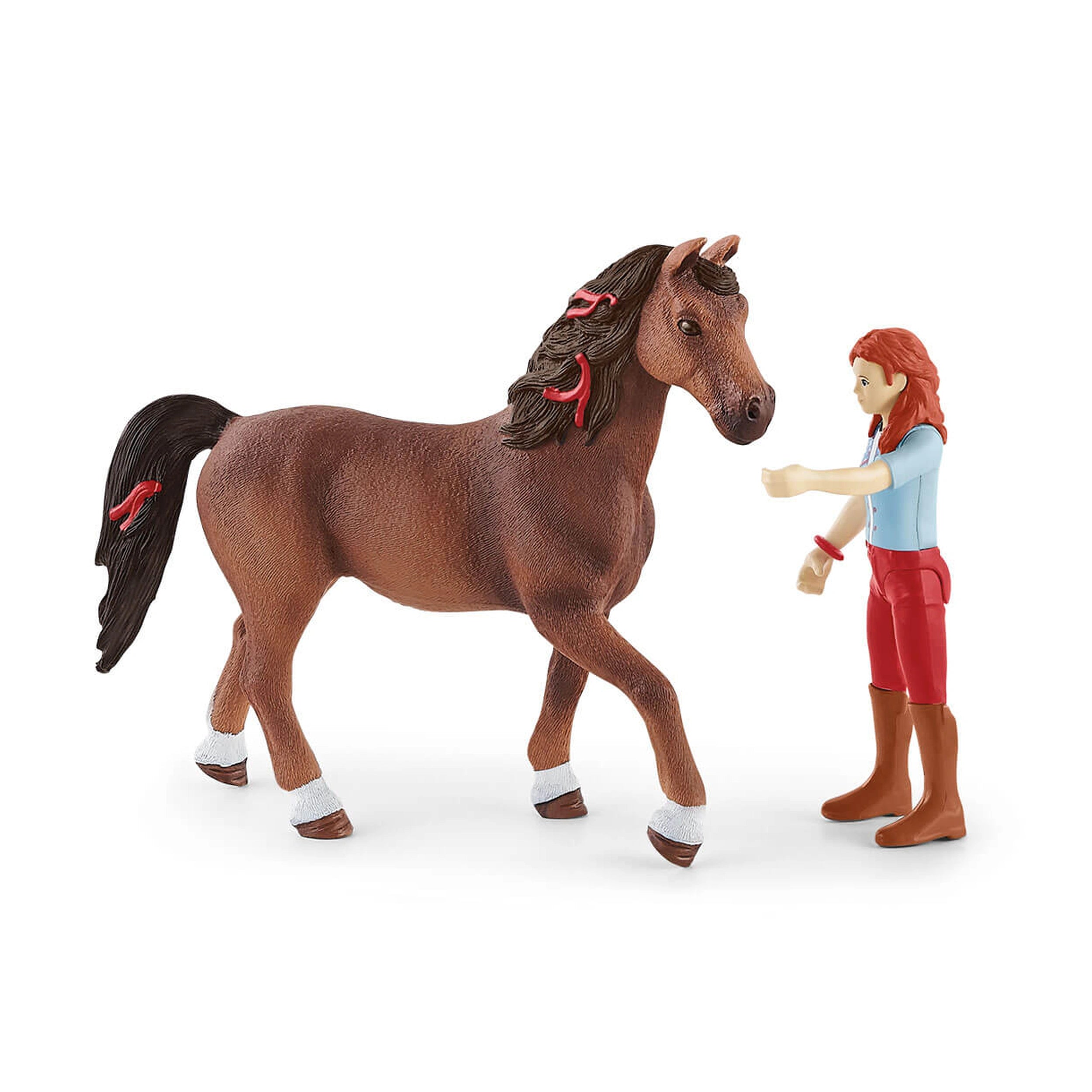 Schleich - Horse Club - Horse Club Hannah & Cayenne - Actie- en Speelgoedfiguren - 42539