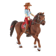 Schleich - Horse Club - Horse Club Hannah & Cayenne - Actie- en Speelgoedfiguren - 42539