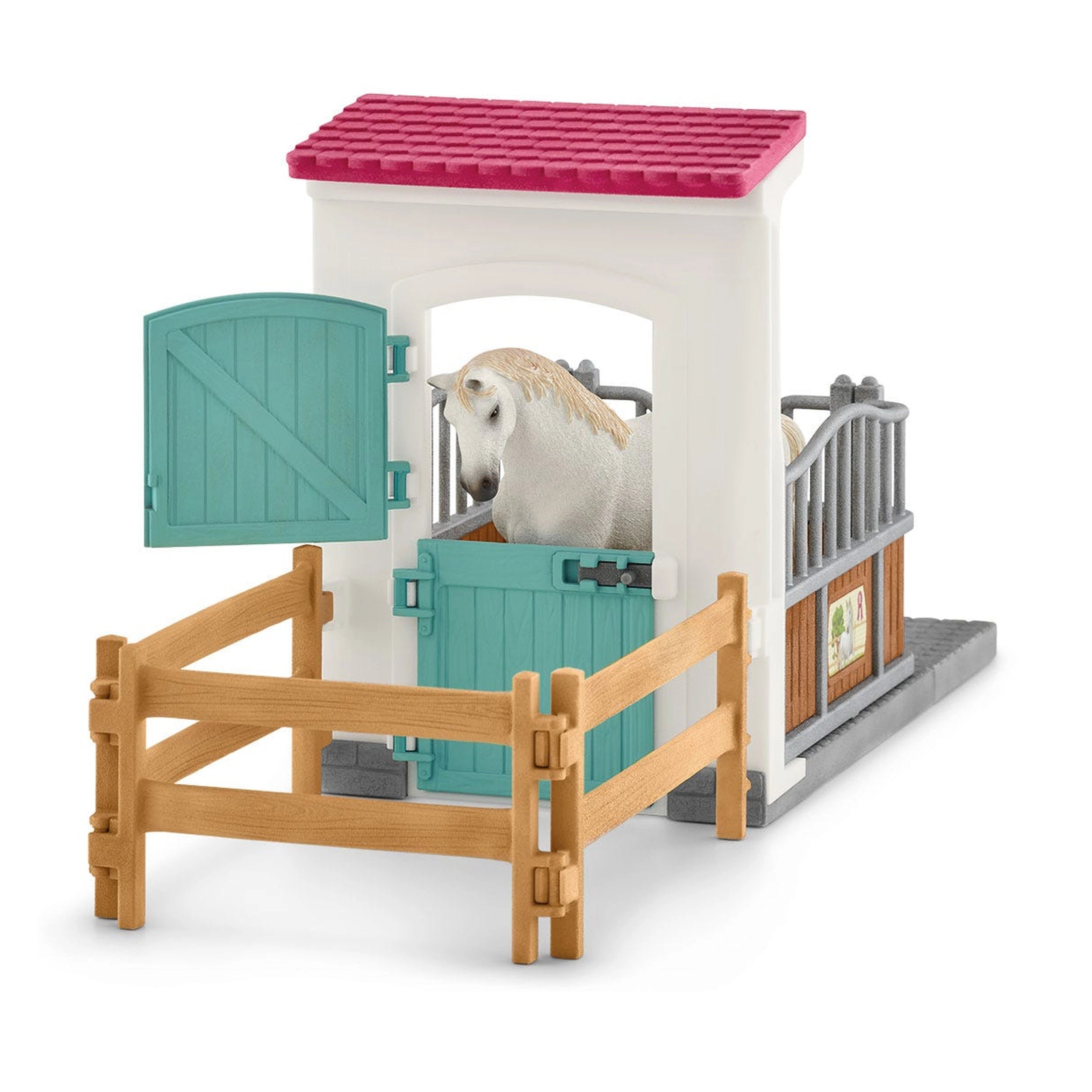 Schleich - Horse Club - Horse Stall Extension - Toy Playsets - 42569