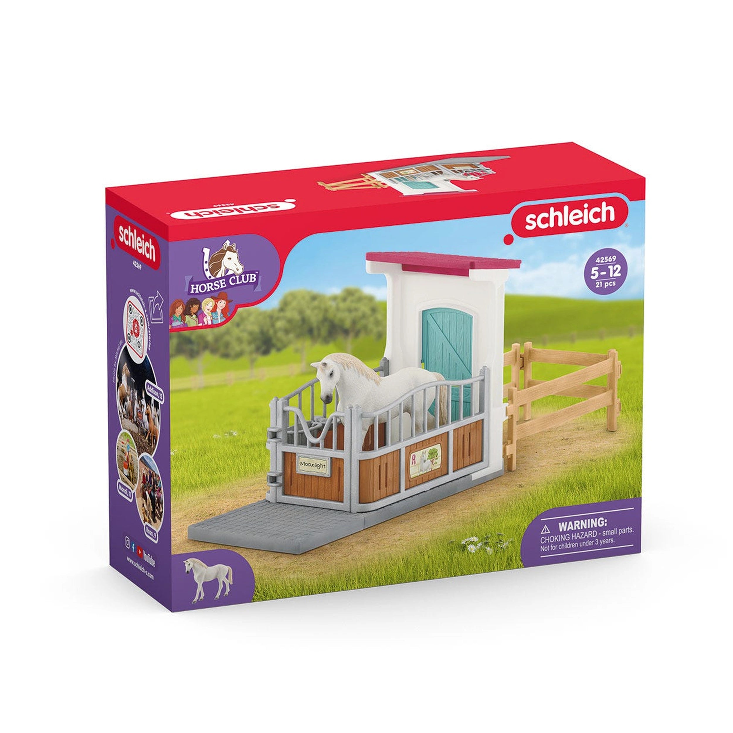 Schleich - Horse Club - Horse Stall Extension - Toy Playsets - 42569