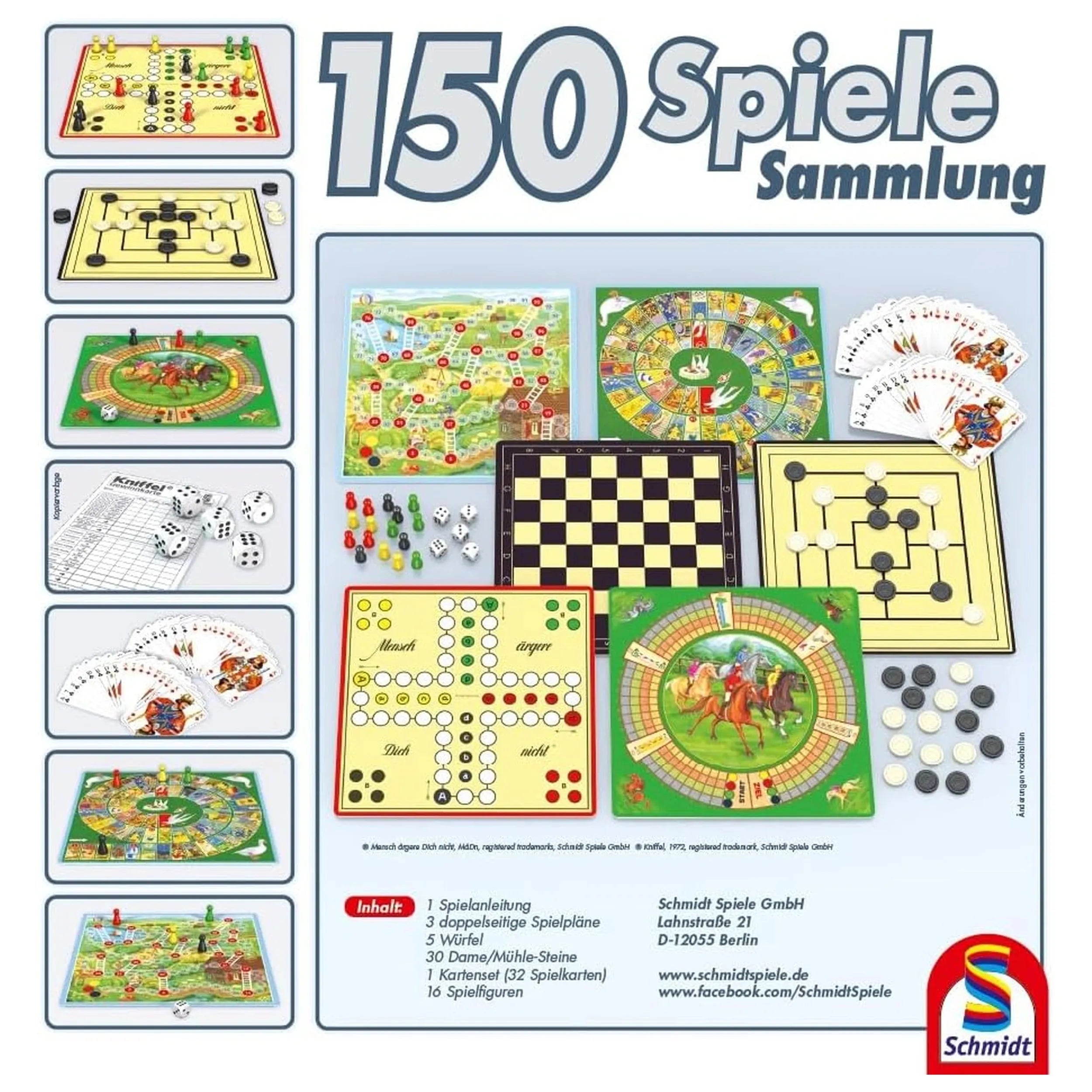 Schmidt Spiele - 150 game collection - Game Collections