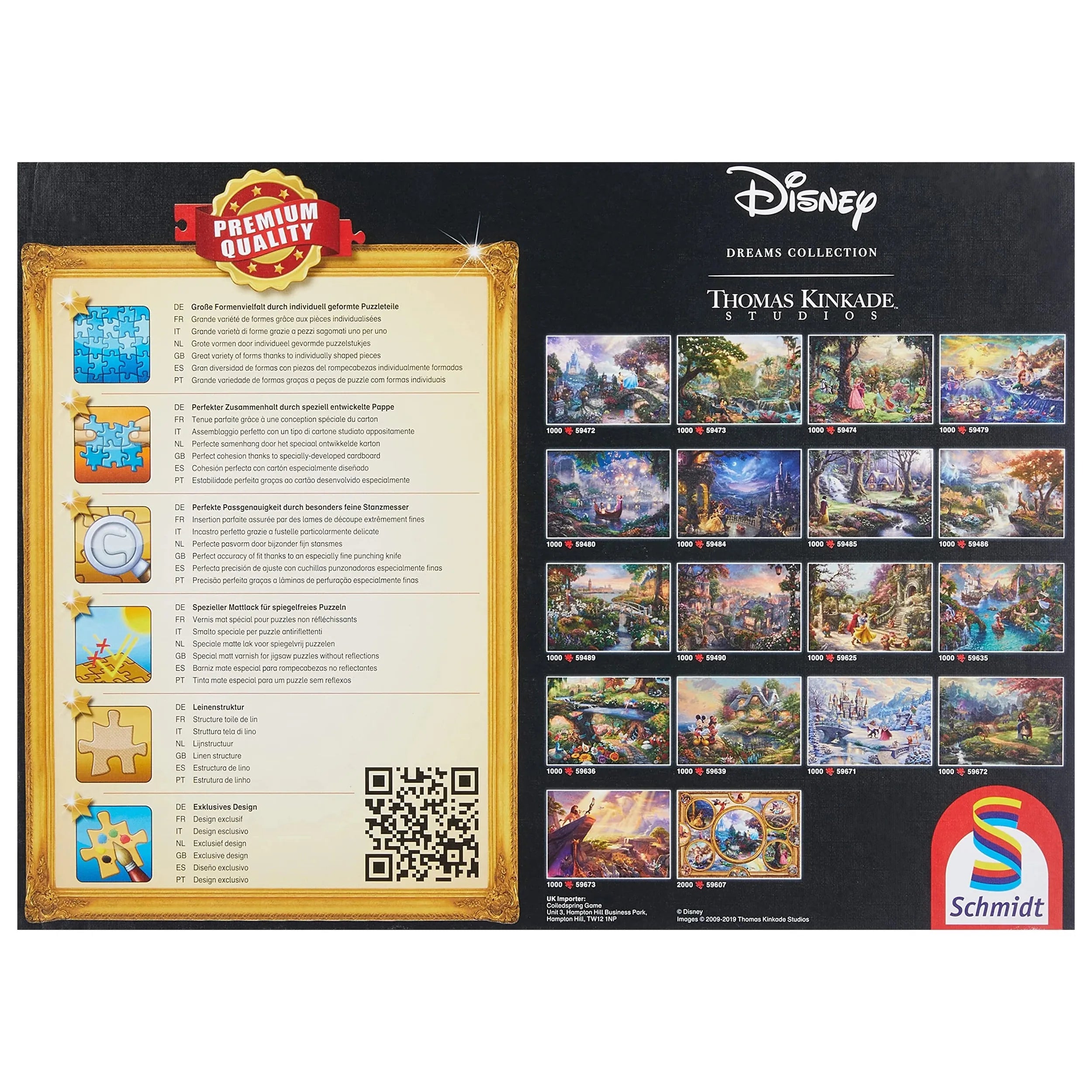 Schmidt Spiele - Bambi 1000 Stukjes - Puzzels