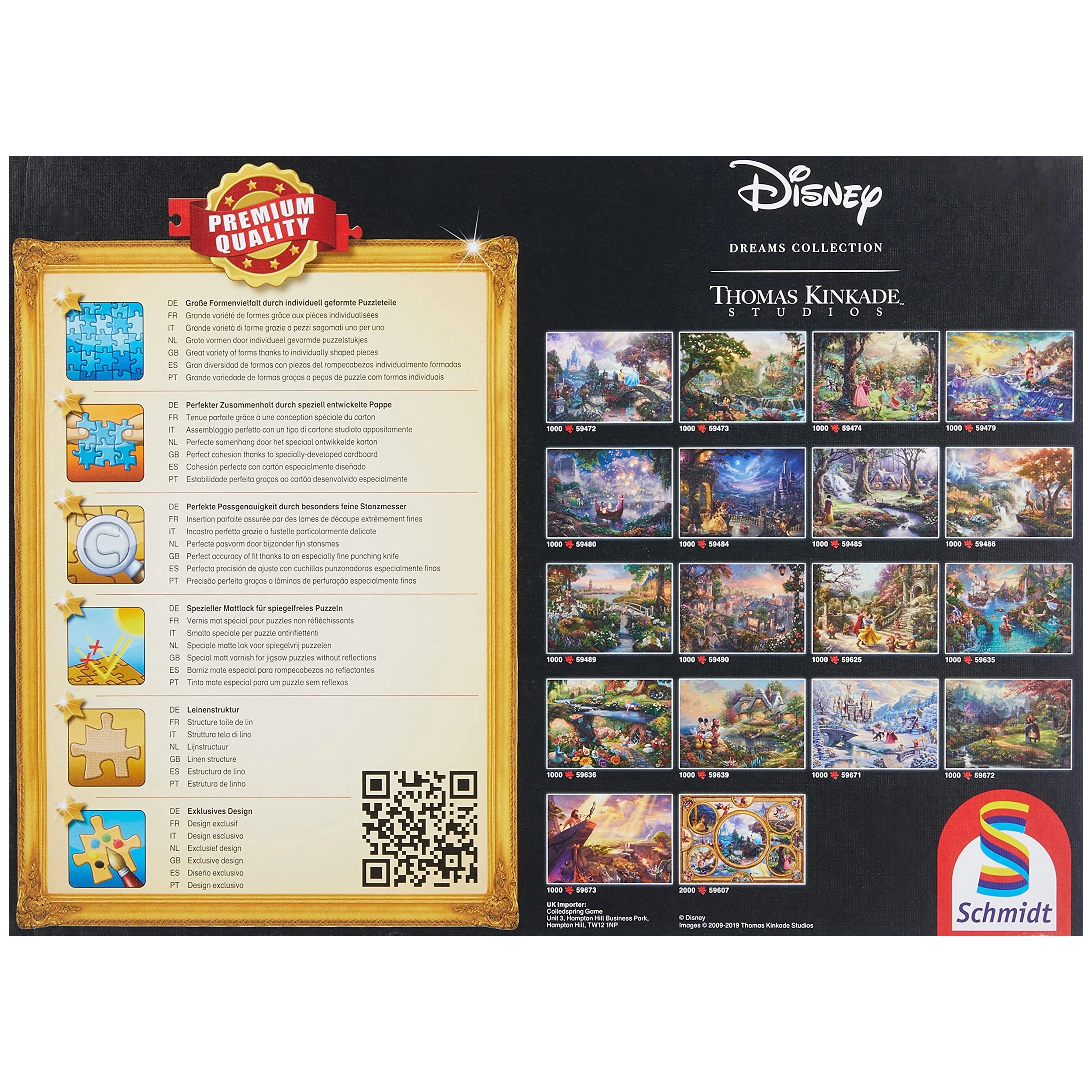 Schmidt Spiele - Bambi 1000 Stukjes - Puzzels