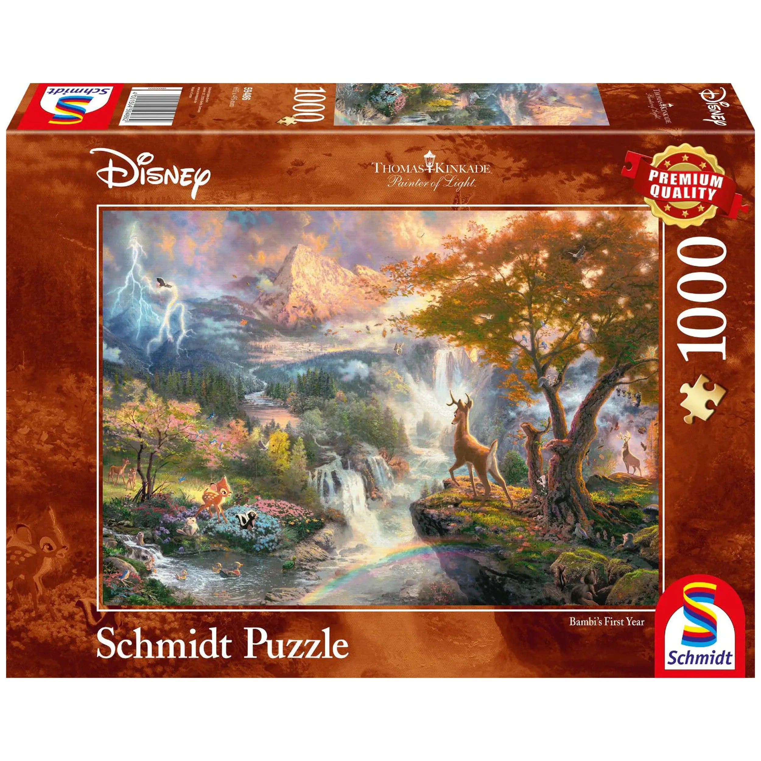Schmidt Spiele - Bambi 1000 Stukjes - Puzzels