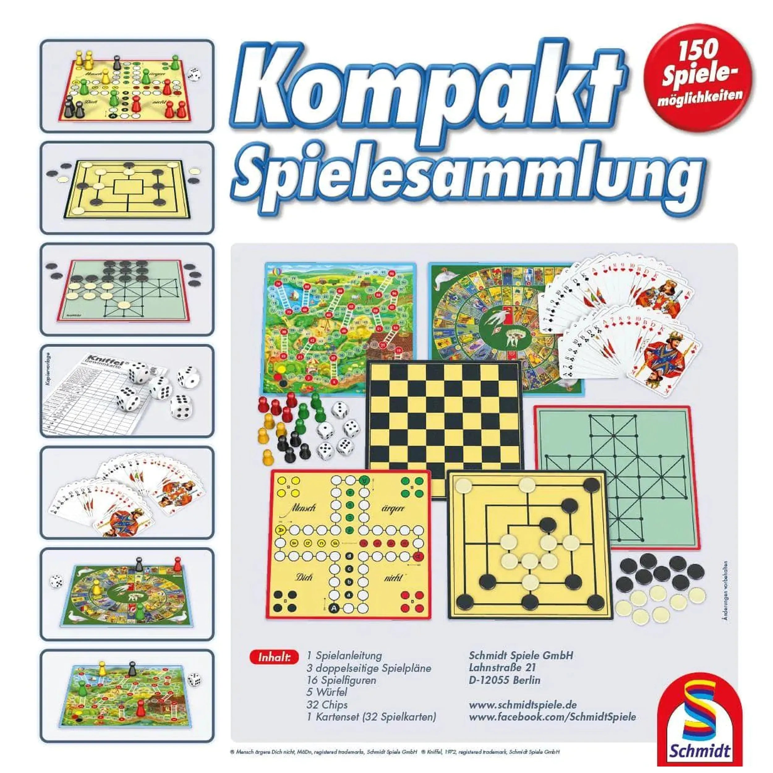 Schmidt Spiele - Compact Game Collection - Game Collections