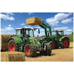 Schmidt Spiele - Fendt 724 Vario, Fendt 716 Vario met voorlader Cargo 4x85 100 Stuks - Puzzels