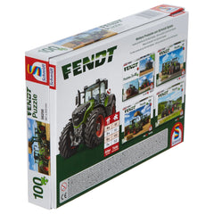 Schmidt Spiele - Fendt 724 Vario, Fendt 716 Vario met voorlader Cargo 4x85 100 Stuks - Puzzels