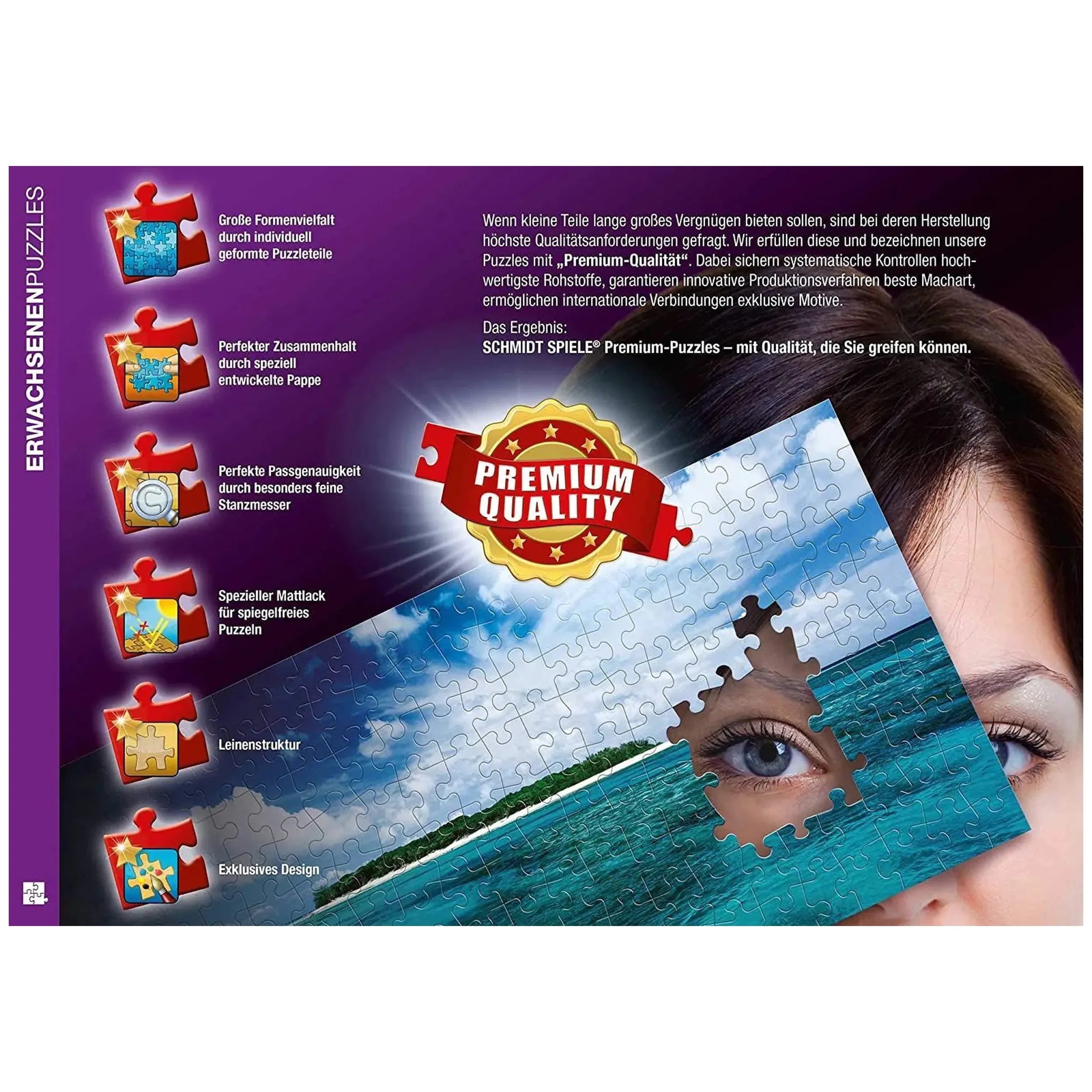 Schmidt Spiele - Legendary Look 1000 Stukjes - Puzzels
