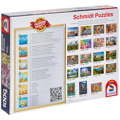 Schmidt Spiele - Paarse Bloemen 1000 Stukjes - Puzzels