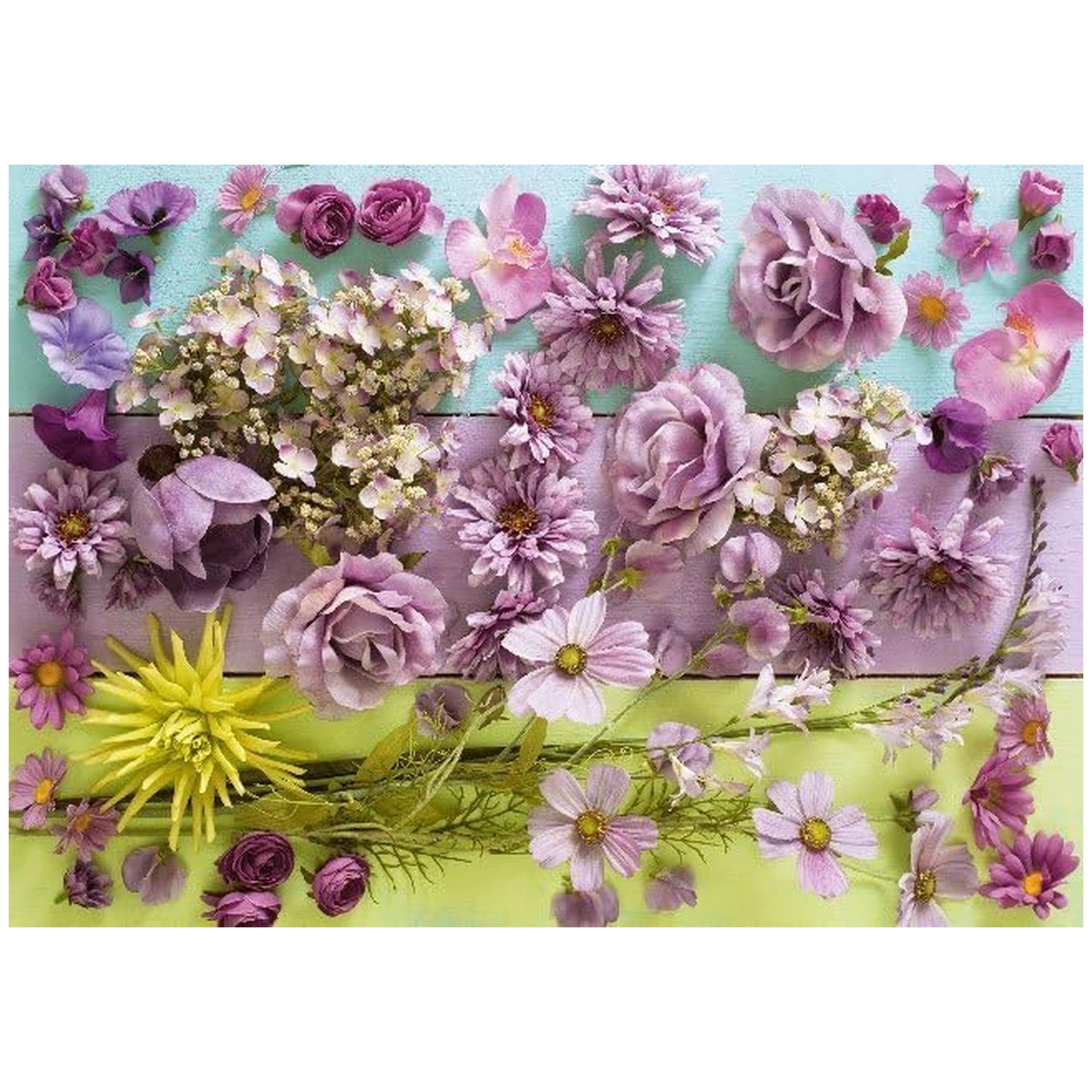 Schmidt Spiele - Paarse Bloemen 1000 Stukjes - Puzzels