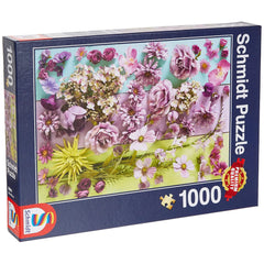 Schmidt Spiele - Paarse Bloemen 1000 Stukjes - Puzzels