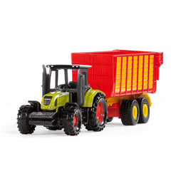 Siku - Claas tractor met silage aanhanger - Speelvoertuigen
