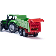 Siku - DEUTZ-FAHR met universele Strautmann mestverspreider - Speelvoertuigen