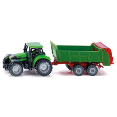 Siku - DEUTZ-FAHR met universele Strautmann mestverspreider - Speelvoertuigen