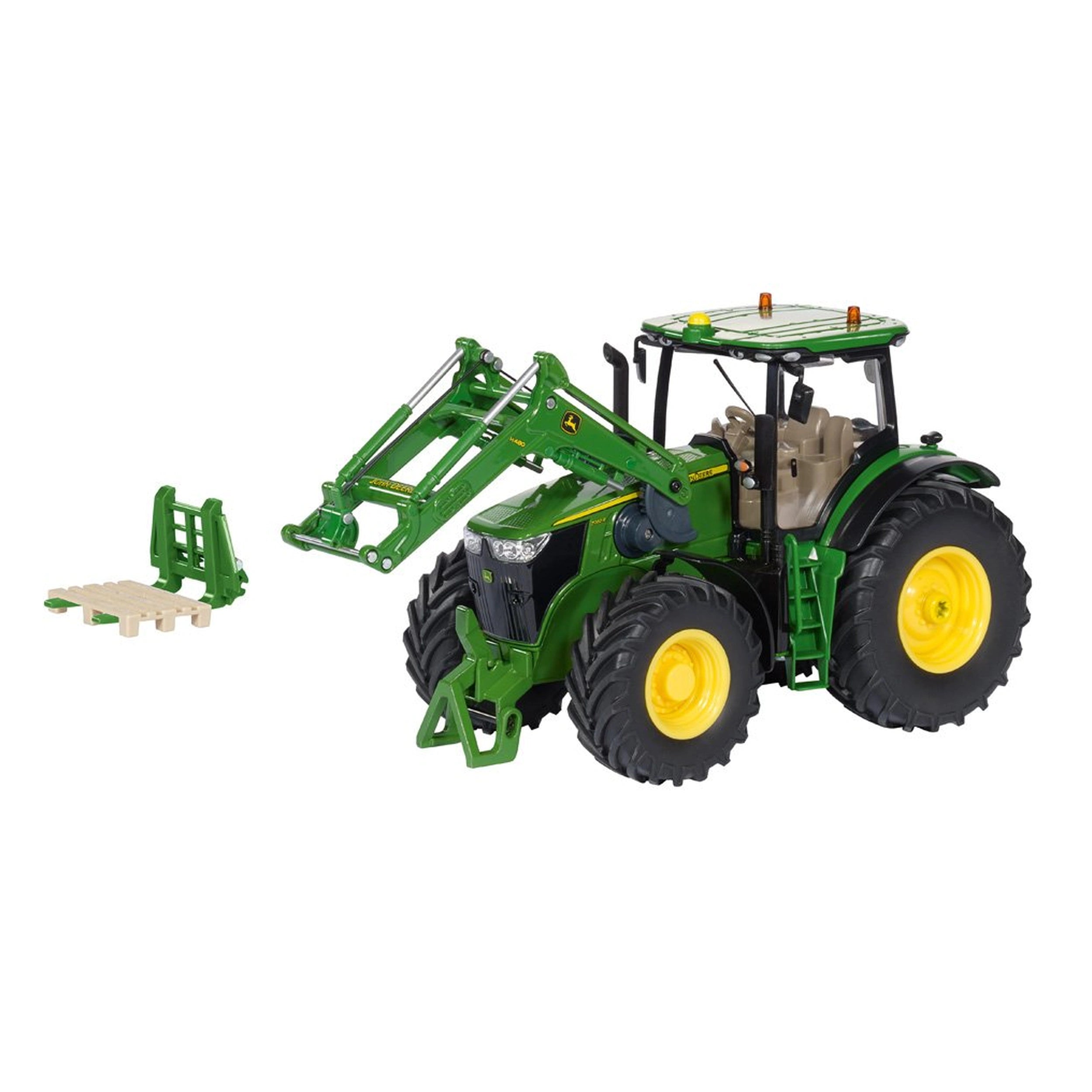 Siku - John Deere 7310R with front loader and Bluetooth app control - Play Vehicles