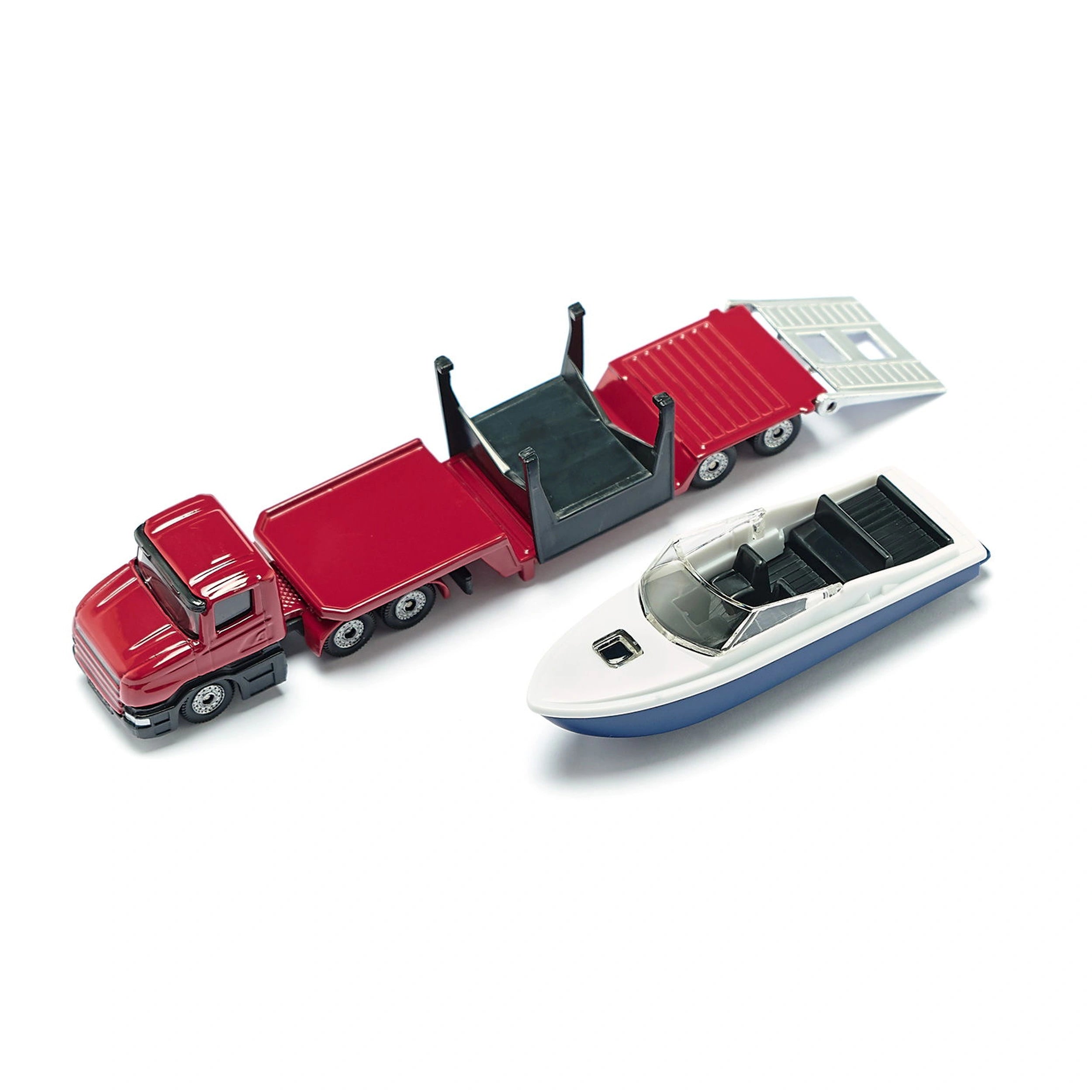 Siku - Laadwagen met boot - Speelvoertuigen