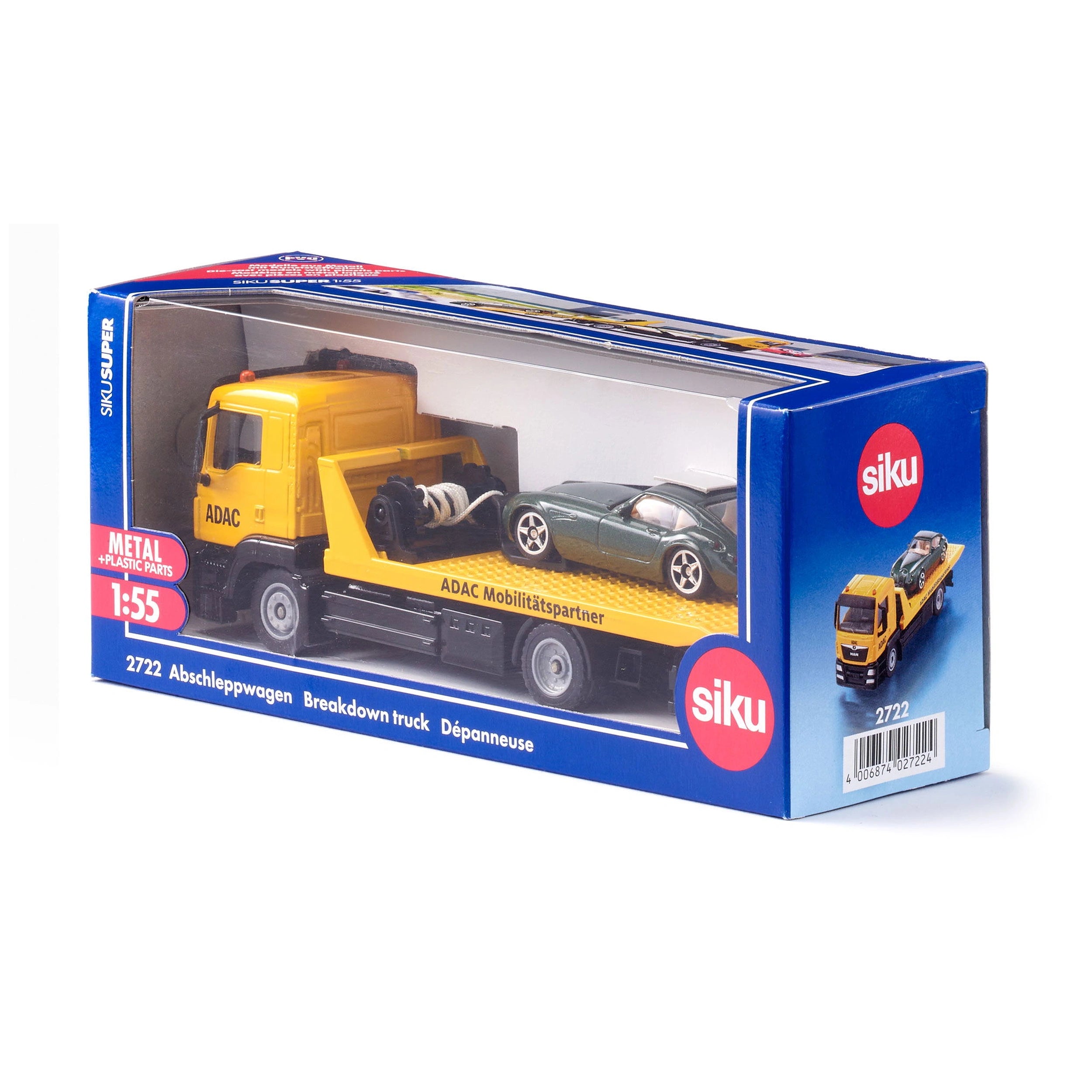 Siku - MAN pechwagen ADAC - Speelvoertuigen