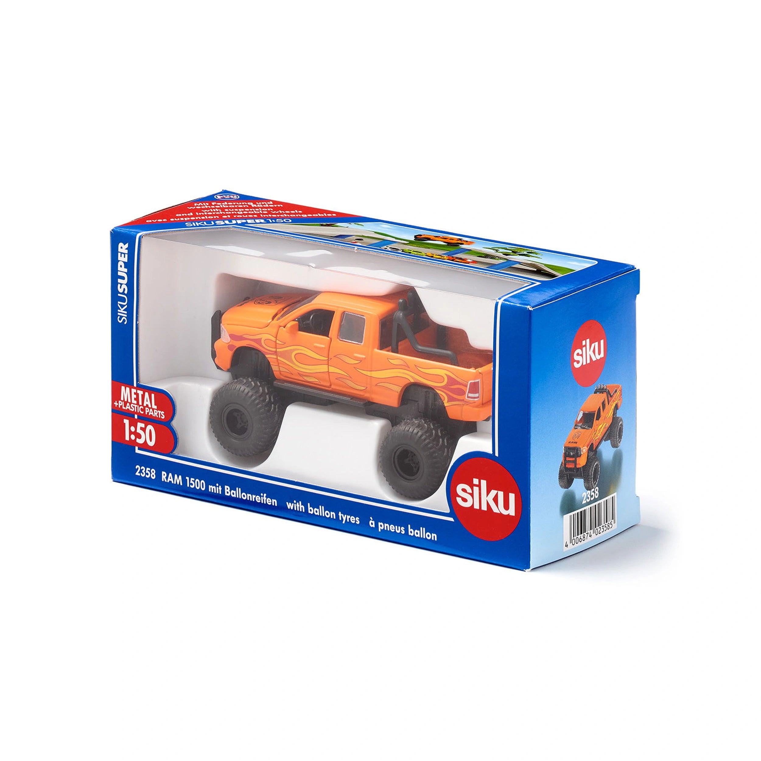 Siku - RAM1500 met ballonbanden - Speelvoertuigen