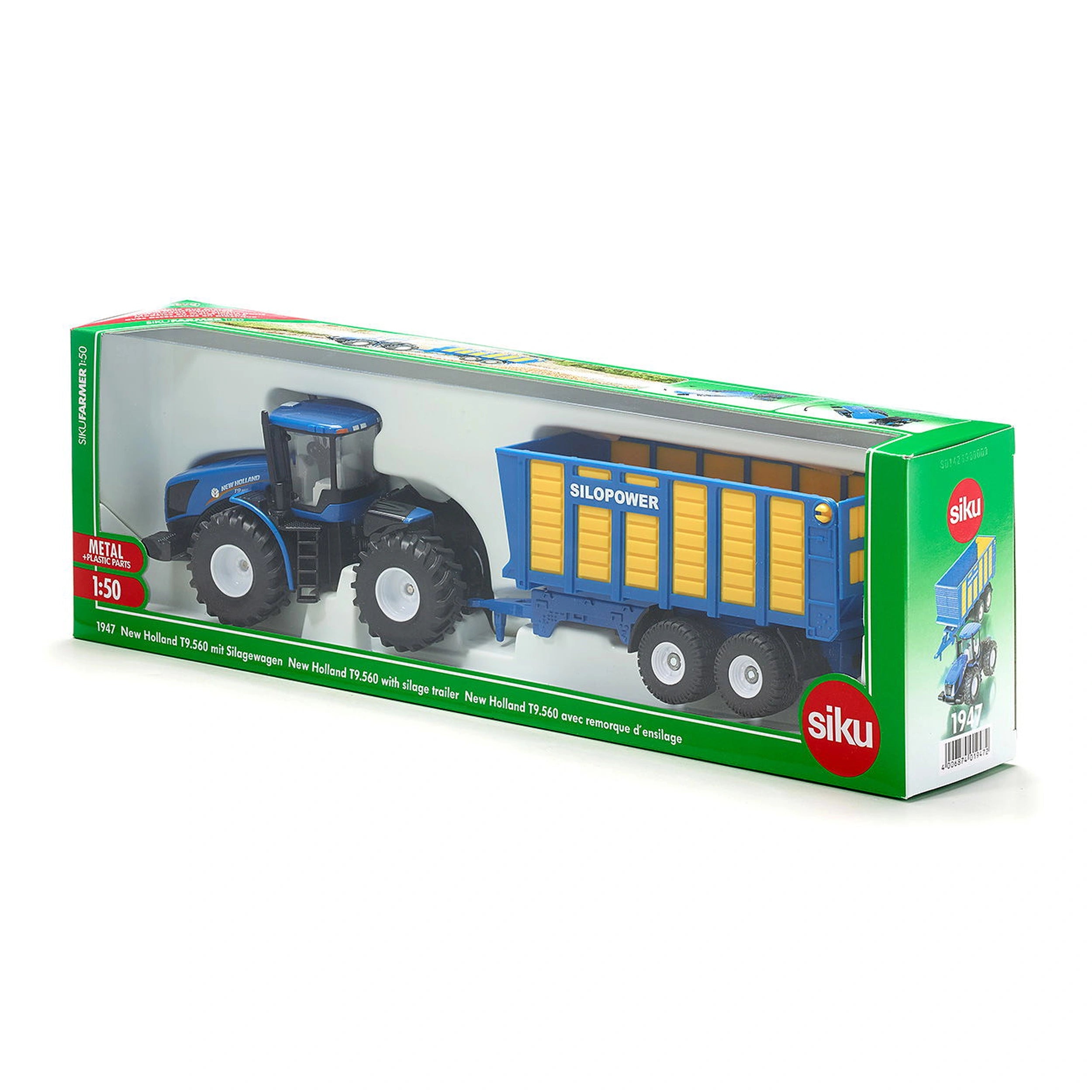 Siku - Tractor met silagewagen - Speelvoertuigen