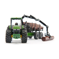 Siku - Tractor met bosbouw aanhangwagen - Speelvoertuigen