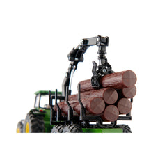 Siku - Tractor met bosbouw aanhangwagen - Speelvoertuigen