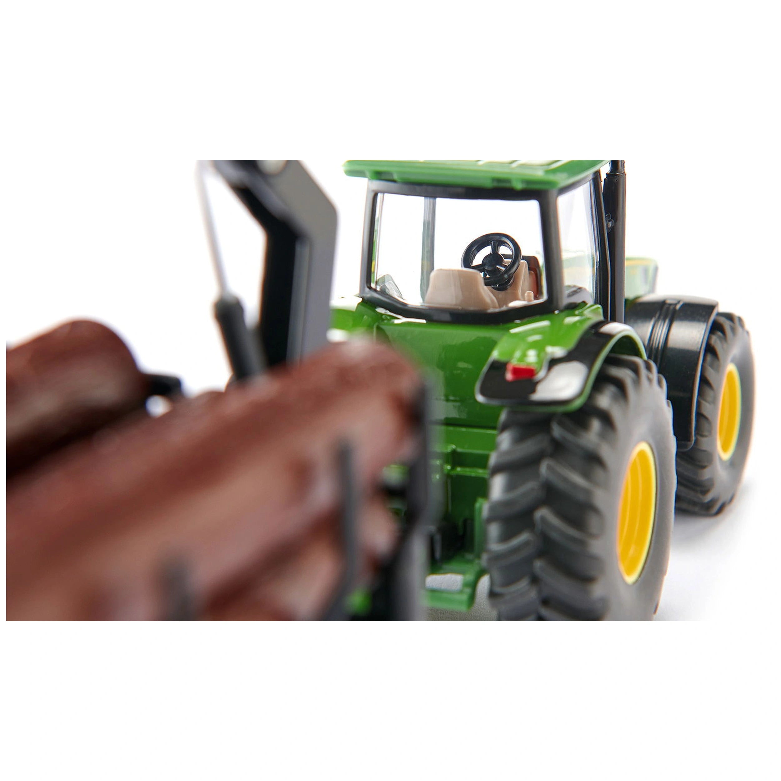 Siku - Tractor met bosbouw aanhangwagen - Speelvoertuigen