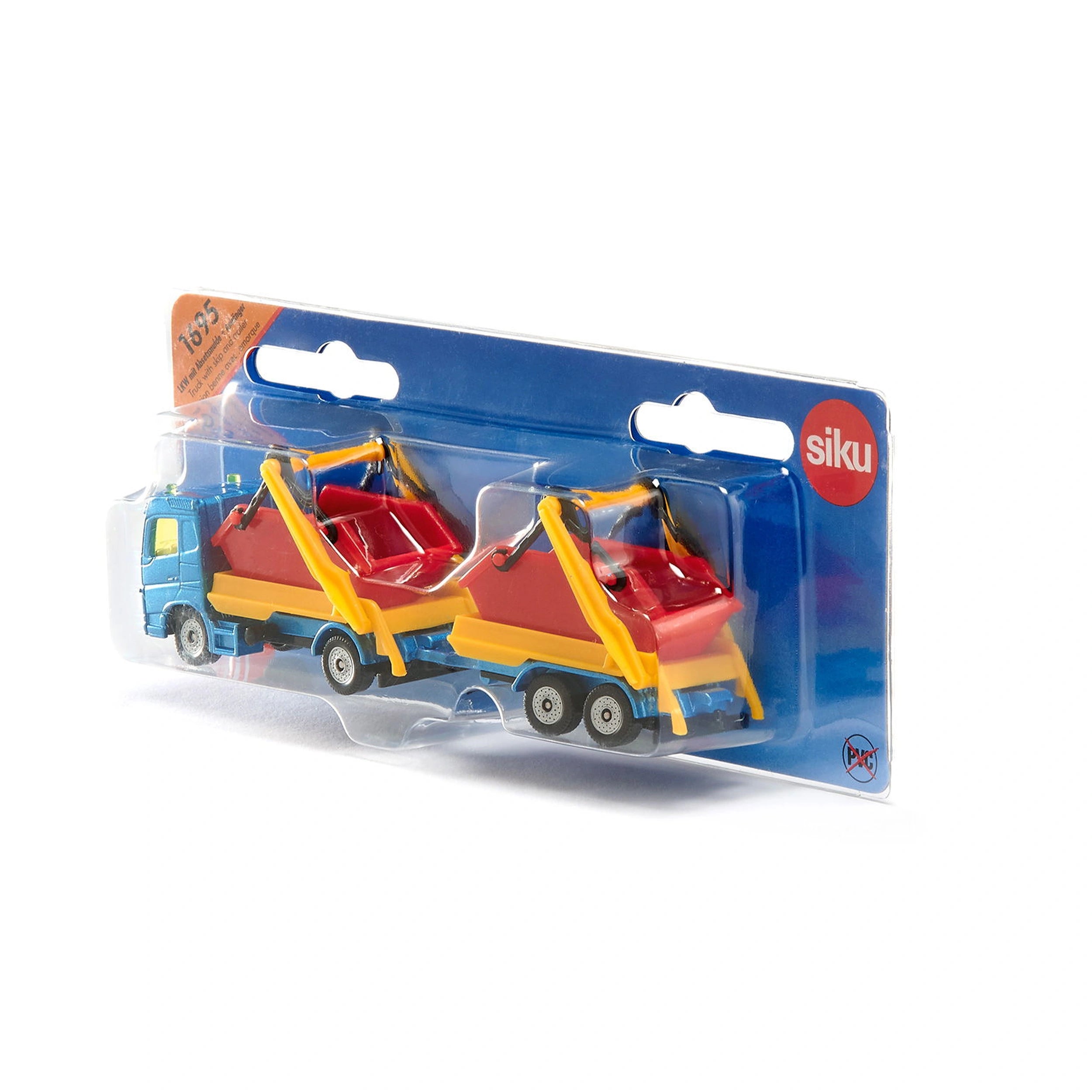 Siku - Truck with skip and trailer - Play Vehicles