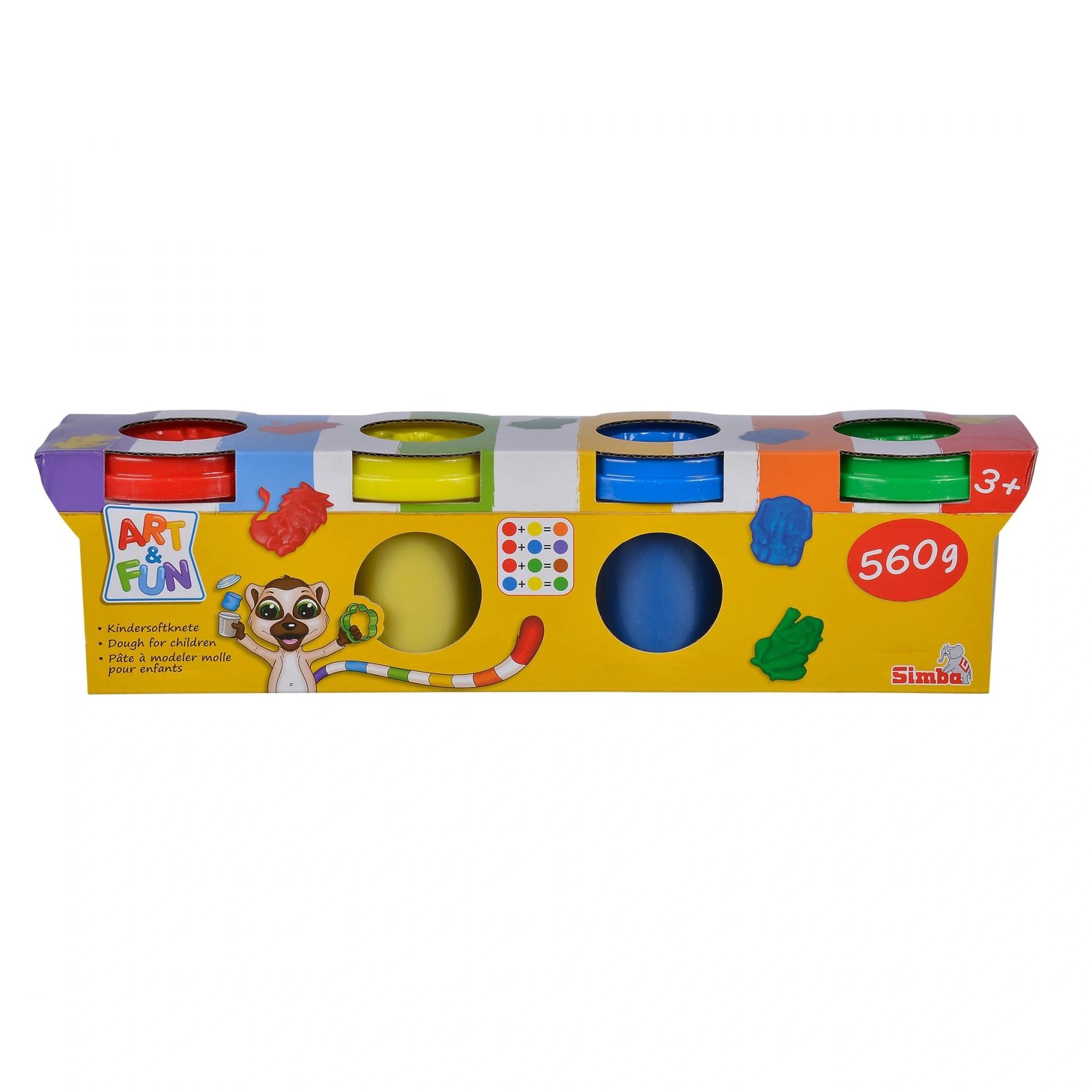 Simba - Art & Fun Soft Dough - Clay & Modeling Dough